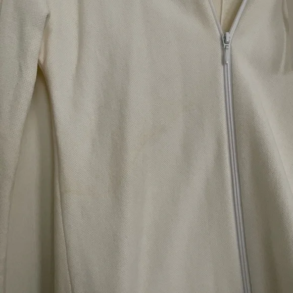Vince XS off-white zip up shirt - Picture 6 of 7